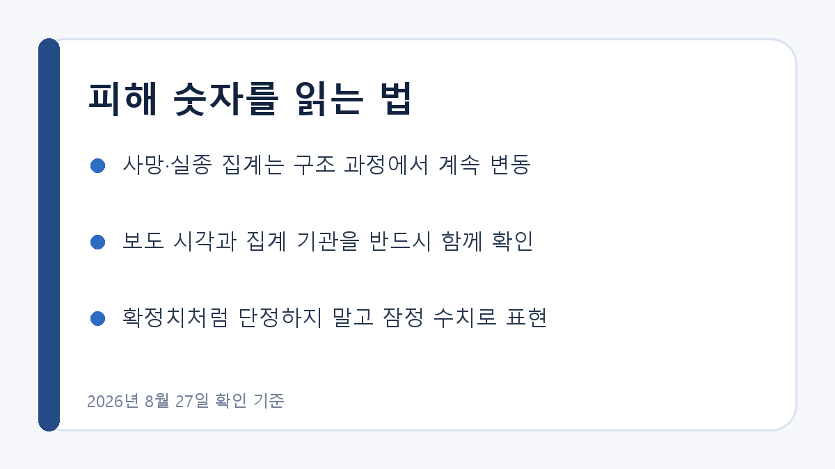 네팔 홍수 피해 숫자를 읽을 때 주의할 점